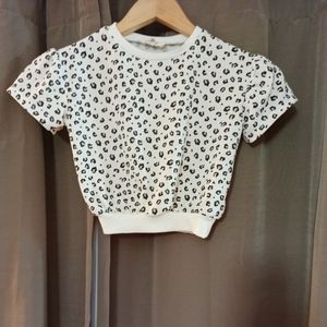 GIRLS Jessica Simpson Cheetah Print Top 3T